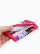 Кошелек детский на липучке «Холодное сердце» розовый 9×9×1  (артикул 10930885)  большой выбор товаров оптом и в розницу по низким ценам с доставкой