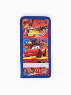 Кошелек детский на липучке «Тачки» синий 9×9×1  (артикул 10930886)  большой выбор товаров оптом и в розницу по низким ценам с доставкой