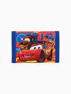 Кошелек детский на липучке «Тачки» синий 9×9×1  (артикул 10930886)  большой выбор товаров оптом и в розницу по низким ценам с доставкой