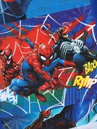 Кошелек детский на липучке «Человек-паук» синий 9×9×1  (артикул 10930887)  большой выбор товаров оптом и в розницу по низким ценам с доставкой