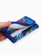 Кошелек детский на липучке «Человек-паук» синий 9×9×1  (артикул 10930887)  большой выбор товаров оптом и в розницу по низким ценам с доставкой