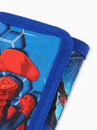 Кошелек детский на липучке «Человек-паук» синий 9×9×1  (артикул 10930887)  большой выбор товаров оптом и в розницу по низким ценам с доставкой