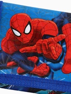 Кошелек детский на липучке «Человек-паук» синий 9×9×1  (артикул 10930887)  большой выбор товаров оптом и в розницу по низким ценам с доставкой