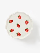 Чайная пара «Клубничка», 2 предмета: блюдце 15×1.5 см, чашка 14.5×9×7 см, керамика, белая 10938993