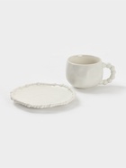 Чайная пара «Облако», 2 предмета: блюдце 18×1.5 см, кружка 12.5×10×7 см, керамика, белая  (артикул 10939207)  большой выбор товаров оптом и в розницу по низким ценам с доставкой