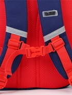 Рюкзак школьный, с эргономичной спинкой квадратный «Ракета» - Фото 7