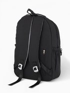 Рюкзак школьный, с пеналом, 2 отделения, 3 кармана, 31×14×44 см, чёрный - Фото 3