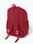 Рюкзак школьный, с пеналом, 2 отделения, 3 кармана, 31×14×44 см, бордовый - Фото 3