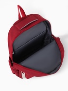 Рюкзак школьный, с пеналом, 2 отделения, 3 кармана, 31×14×44 см, бордовый - Фото 7