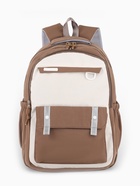 Рюкзак школьный, с пеналом, 2 отделения, 3 кармана, 31×14×44 см, коричневый - Фото 2