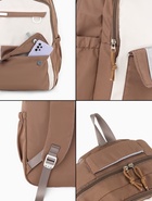 Рюкзак школьный, с пеналом, 2 отделения, 3 кармана, 31×14×44 см, коричневый - Фото 10