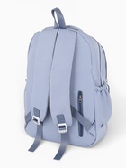 Рюкзак школьный, с пеналом, 2 отделения, 3 кармана, 31×14×44 см, голубой - Фото 3