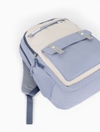 Рюкзак школьный, с пеналом, 2 отделения, 3 кармана, 31×14×44 см, голубой - Фото 4