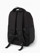 Рюкзак, 2 отделения, 3 кармана, водонепроницаемое дно, 27×14×38.5 см, чёрный - Фото 3