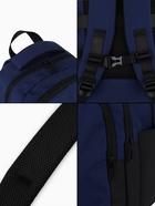 Рюкзак, 2 отделения, 3 кармана, водонепроницаемое дно, 27×14×38.5 см, синий - Фото 10