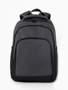 Рюкзак, 2 отделения, 3 кармана, водонепроницаемое дно, 27×14×38.5 см, серый - Фото 2