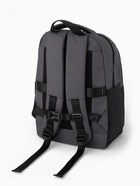 Рюкзак, 2 отделения, 3 кармана, водонепроницаемое дно, 27×14×38.5 см, серый - Фото 3