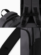 Рюкзак, 2 отделения, 3 кармана, водонепроницаемое дно, 27×14×38.5 см, серый - Фото 10