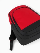 Рюкзак, 2 отделения, 3 кармана, водонепроницаемое дно, 27×14×38.5 см, красный - Фото 4