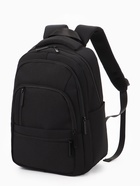 Рюкзак школьный, 2 отделения, 5 карманов, водонепроницаемое дно, 26×14×39 см, чёрный  (артикул 10961123)  большой выбор товаров оптом и в розницу по низким ценам с доставкой