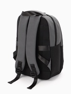 Рюкзак школьный, 2 отделения, 5 карманов, водонепроницаемое дно, 26×14×39 см, серый 10961125