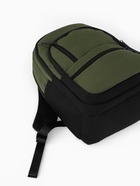 Рюкзак, 2 отделения, 5 карманов, водонепроницаемое дно, 26×14×39 см, зелёный - Фото 4