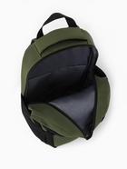 Рюкзак, 2 отделения, 5 карманов, водонепроницаемое дно, 26×14×39 см, зелёный - Фото 7