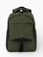 Рюкзак, 2 отделения, 4 кармана, водонепроницаемое дно, 27×13×38.5 см, зелёный - Фото 2