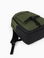 Рюкзак, 2 отделения, 4 кармана, водонепроницаемое дно, 27×13×38.5 см, зелёный - Фото 4