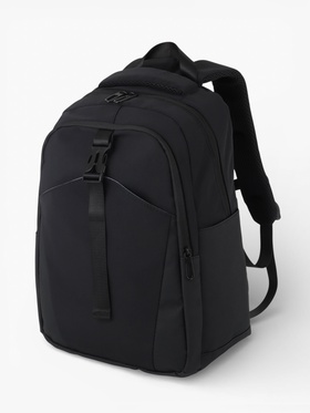 Рюкзак, 2 отделения, 3 кармана, водонепроницаемое дно, 27×13×38.5 см, чёрный