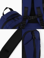 Рюкзак, 2 отделения, 3 кармана, водонепроницаемое дно, 27×13×38.5 см, синий - Фото 10