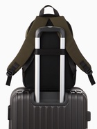 Рюкзак, 2 отделения, 3 кармана, водонепроницаемое дно, 27×14×39 см, зелёный - Фото 11