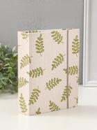 Фотоальбом на 200 фото 10×15 см на резинке «Зелёные веточки», текстиль, 23×17.5×5 см  (артикул 10971428)  большой выбор товаров оптом и в розницу по низким ценам с доставкой