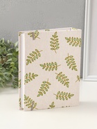 Фотоальбом на 200 фото 10×15 см на резинке «Зелёные веточки», текстиль, 23×17.5×5 см  (артикул 10971428)  большой выбор товаров оптом и в розницу по низким ценам с доставкой