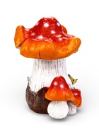 Садовая Фигура 40 х 40 х 32 см полистоун Гриб мухомор двойной с ежами - фото 809504836