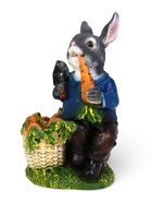 Садовая Фигура 28 х 15 х 13 см полистоун Зайчик с лопатой и морковкой  (артикул 10976273)  большой выбор товаров оптом и в розницу по низким ценам с доставкой