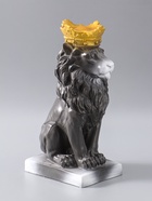 УЦЕНКА Копилка для денег «Лев с короной», серый камень, 35 см - Фото 3