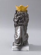 УЦЕНКА Копилка для денег «Лев с короной», серый камень, 35 см - Фото 4