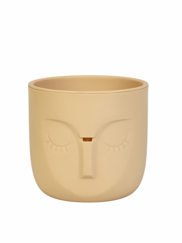 УЦЕНКА Кашпо со вставкой 650 мл d=11.5 см h=10.5 см «МАРИ», цвет белая глина - Фото 1