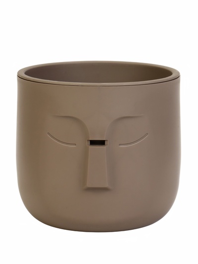УЦЕНКА Кашпо со вставкой 0.65 л d=11.5 см h=10.5 см «СТИВ», цвет фр. Серый