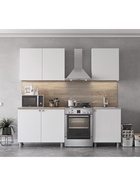 Кухонный гарнитур 1600 КГ6, Белый/Столешница Дуб сонома  (артикул 10976466)  большой выбор товаров оптом и в розницу по низким ценам с доставкой