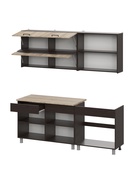 Кухонный гарнитур прямой «Босфор, 2000 мм, цвет венге/сонома/столешница дуб сонома - Фото 2