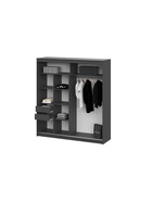 Шкаф-купе с зеркалом ШКП3 Макс, 2000х600х2200, Графит 10976483