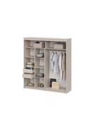 Шкаф-купе с зеркалом ШКП3 Макс, 2000х600х2200, Кашемир  (артикул 10976484)  большой выбор товаров оптом и в розницу по низким ценам с доставкой