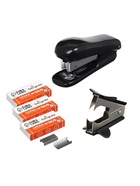 Набор Степлер 24/6, скобы 3000шт, антистеплер  (артикул 10974502)  большой выбор товаров оптом и в розницу по низким ценам с доставкой