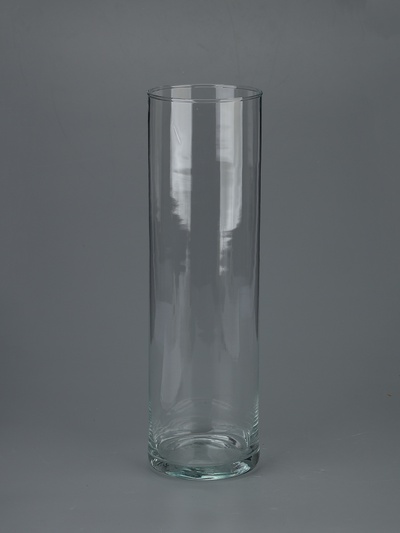 УЦЕНКА Ваза "Иберетта-400" h-40см; d-11,5см, 3,8л прозрачная