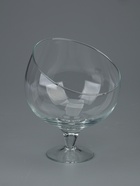 УЦЕНКА Ваза «Анабель» 0.5 л бренди с косым резом h=18 см d-16×15 см v-0.55 л 1673 прозрачная - Фото 1