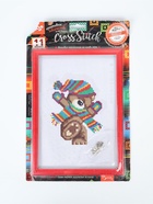 УЦЕНКА Вышивка крестиком на канве», серия «CROSS STITCH» Веселый мишка - Фото 2
