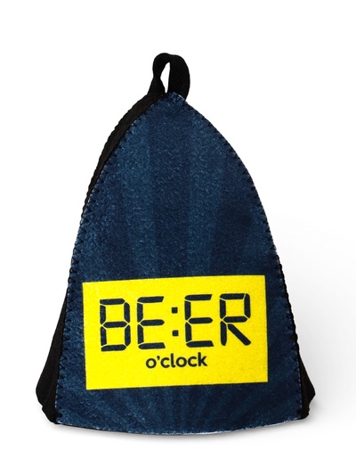 Шапка для бани и сауны Beer o'clock, полиэфир
