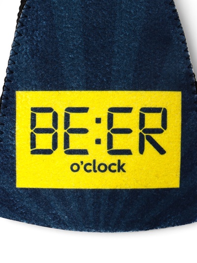 Шапка для бани и сауны Beer o'clock, полиэфир